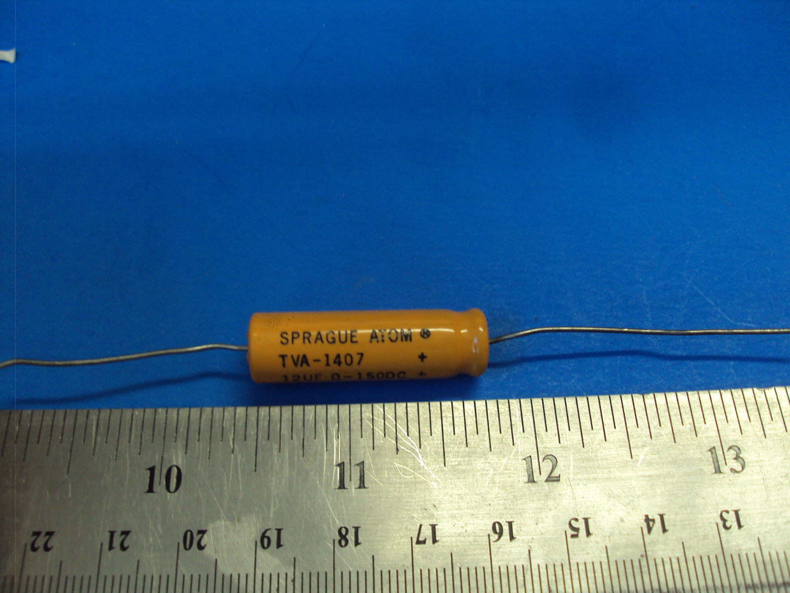 8D 1-PCS TVA-1407 Capacitor Sprague Atom 12uf 150V Tube Amp Made in USA