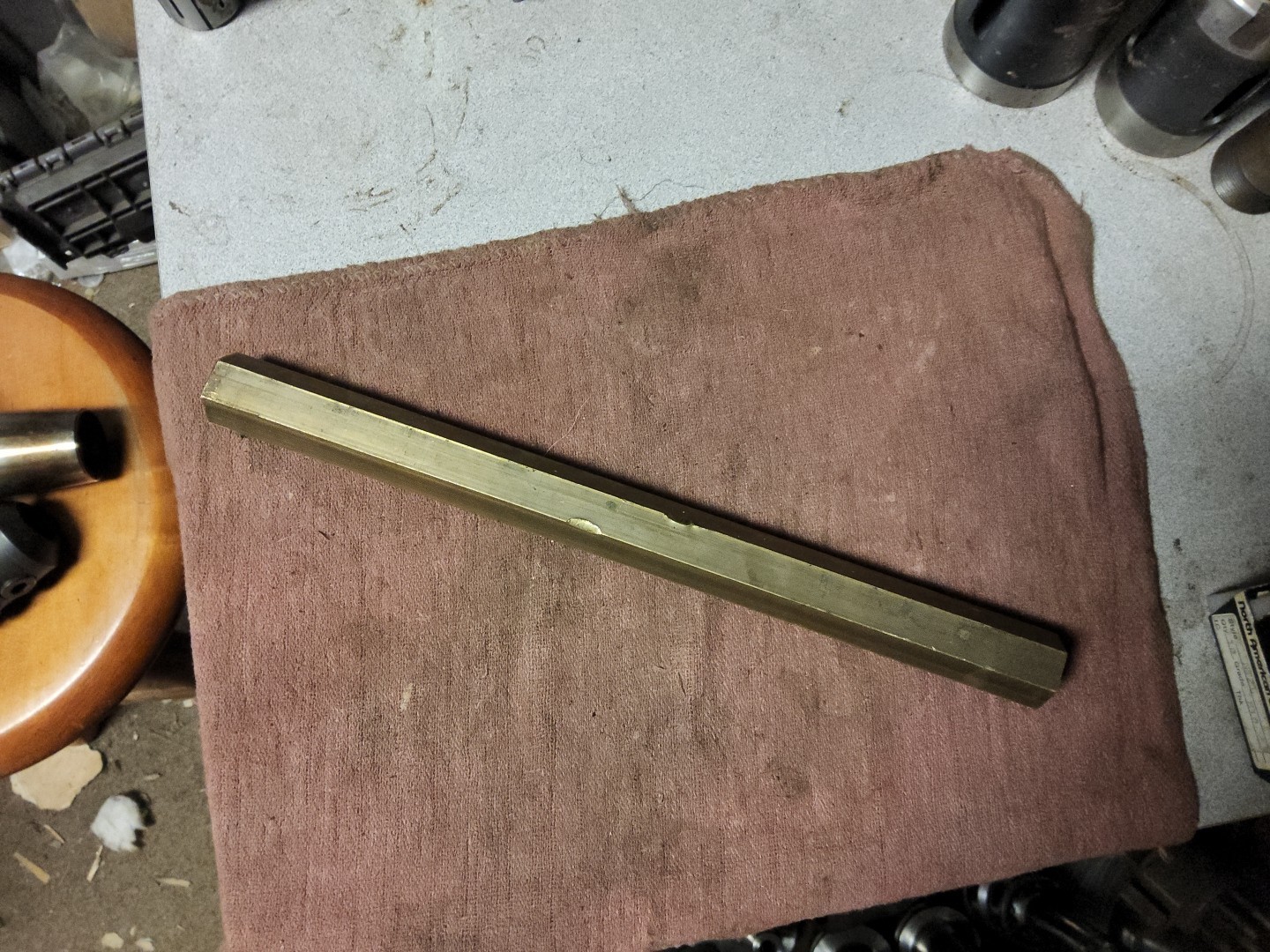 7/8″ C360 BRASS HEX BAR 11″ long Lathe Bar Stock .875″ Flat to Flat 1/2 Hard