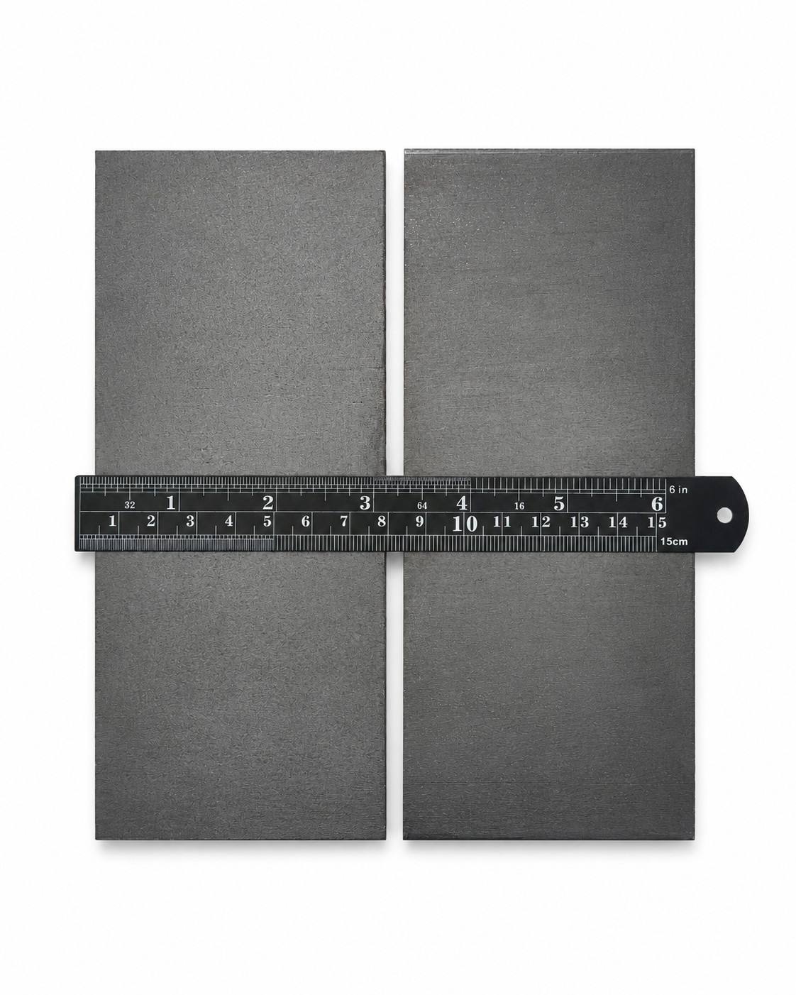 2 Pieces 3″ x 7″ Welding Couponss 3/8″ Thick Practice Plates Welding Plate Steel
