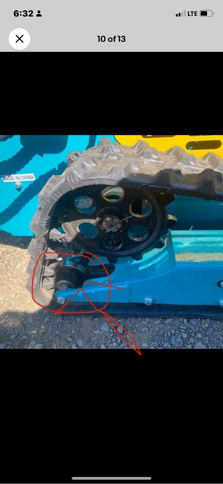 Mini Skidsteer Loader Rear Idler Eg 360 Ht360 Ms 360 Ysrt14
