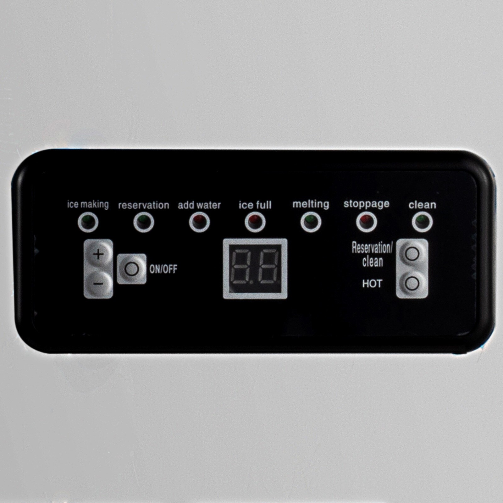 90lb Built-in Commercial Ice Maker Stainless Steel Ice Cube Machine Freestanding