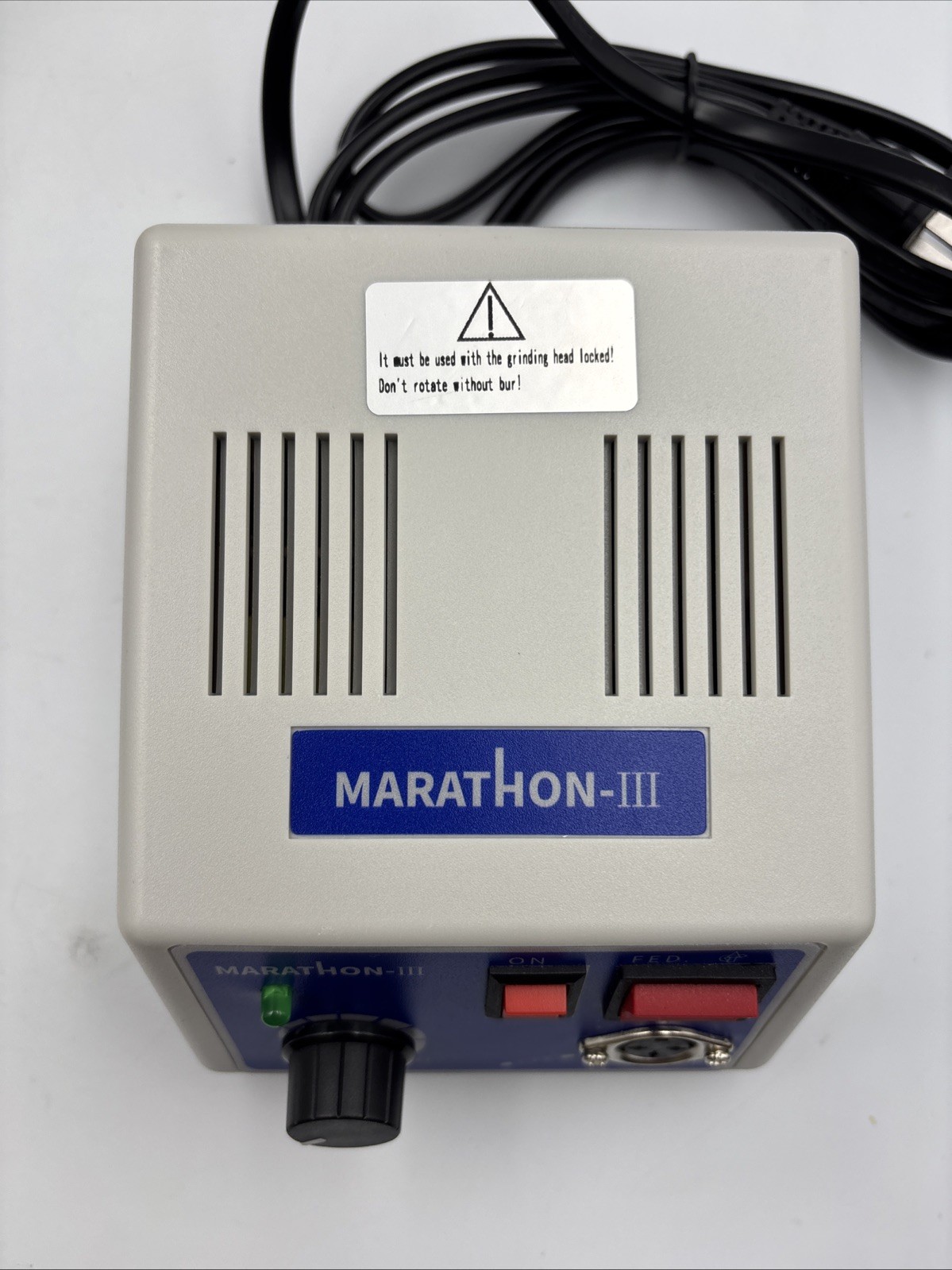 Dental Lab MARATHON-III Micromotor 35K RPM Polisher Grinder Incomplete Set NewOB