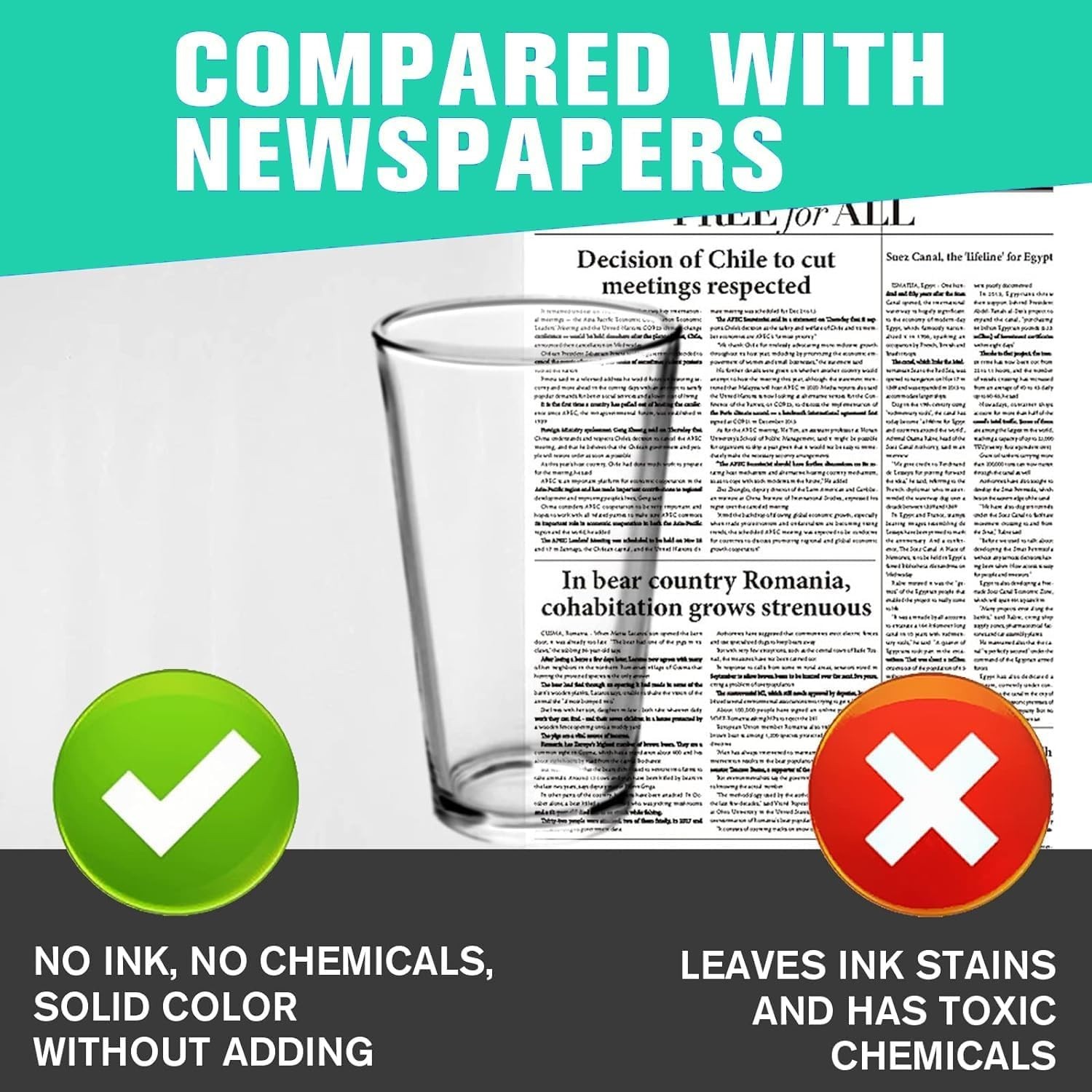 Bulk 300 Count 24×24 Inch Newsprint Packing Paper for Wrapping & Shipping Needs