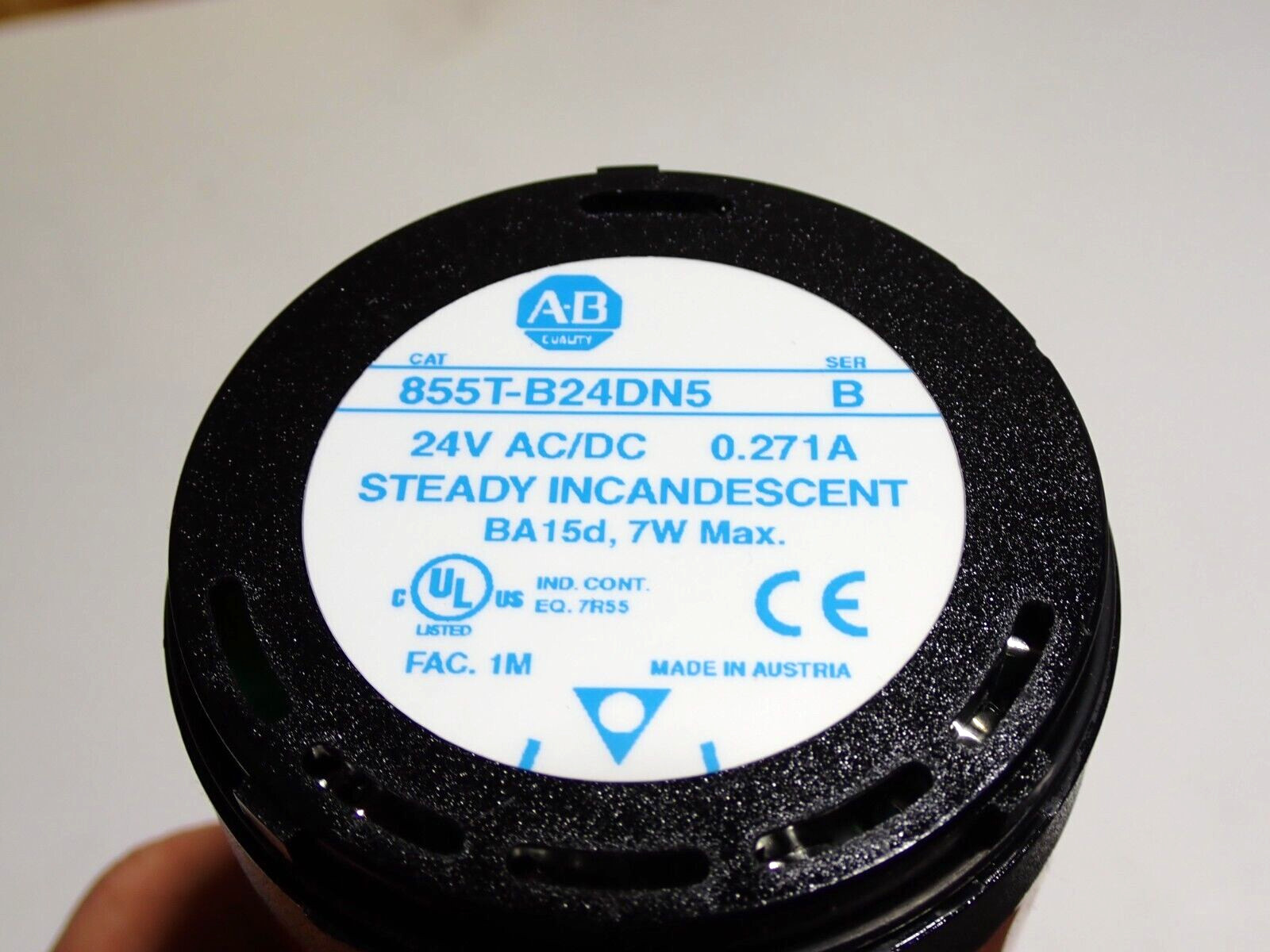 855T-B24DN5 855T-BPM40 ALLEN BRADLEY AMBER STACK LIGHT SET NEW
