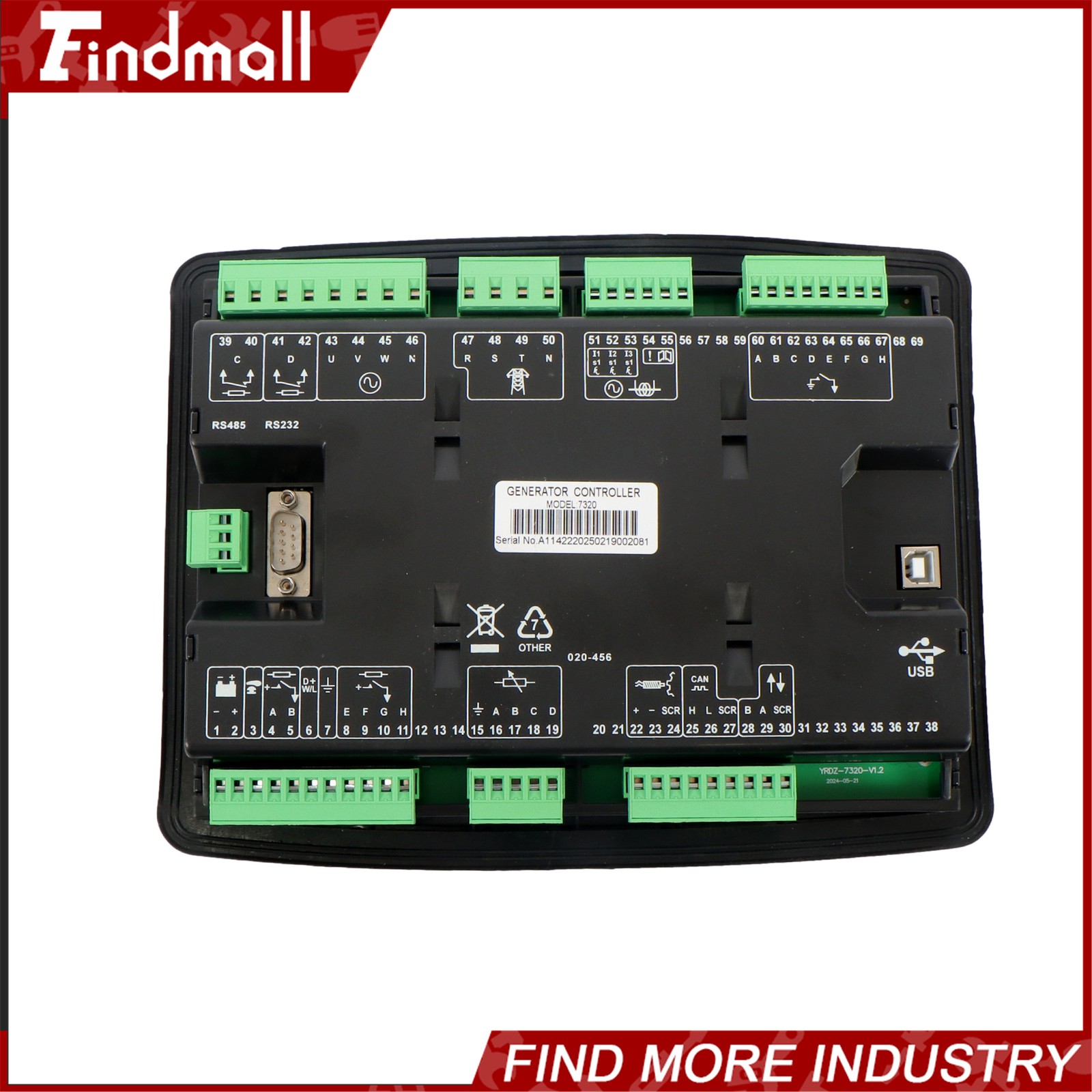 Findmall DSE7320 Generator Controller Auto Start Module With ATS AMF Protection