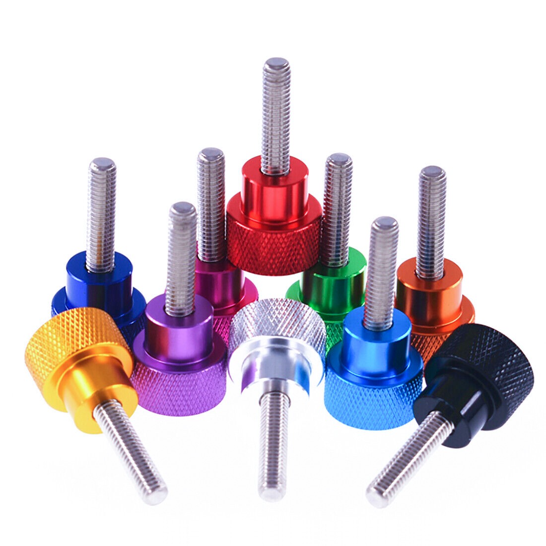 M8 Knurled Thumb Tighten Screws Hand Turn Grip Knob Bolts For Camera Tripod DIY