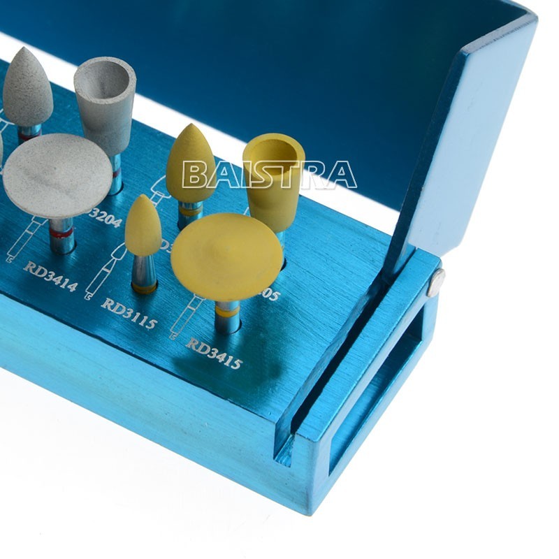 Dental Zirconia Intraoral Clinical Diamond Polishing Kit For Low Speed Handpiece