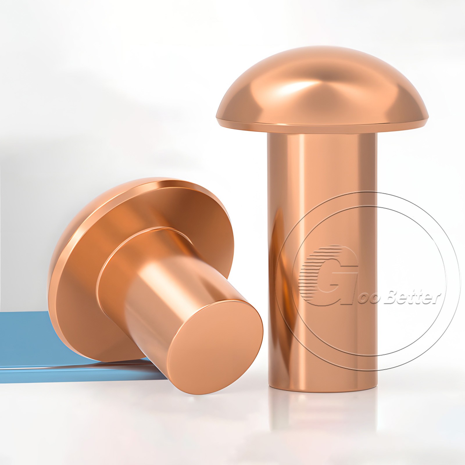 Solid Copper Round Head Rivets 1.5mm 2mm 2.5mm 3mm 4mm 5mm 6mm 8mm DIN 660