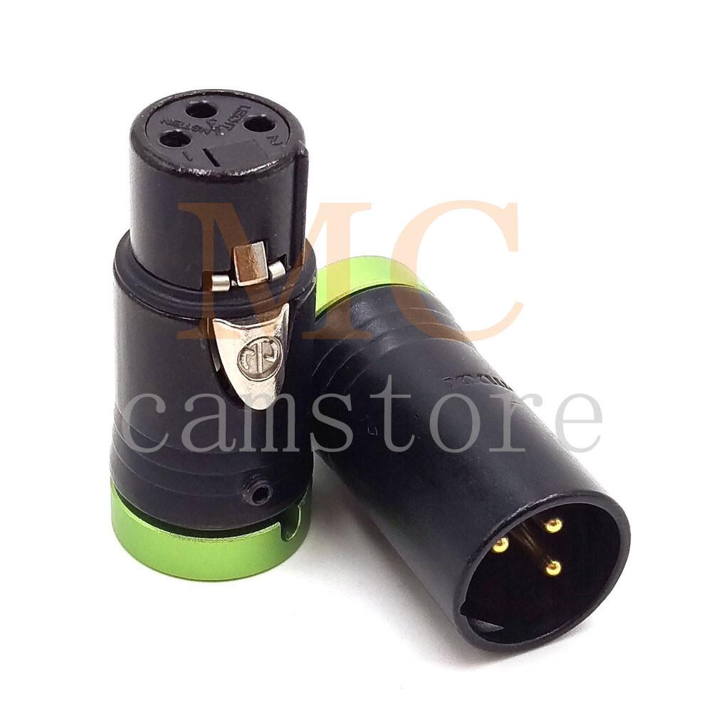 XLR NEUTRIK 3pin, low profile XLR audio plug (pair)