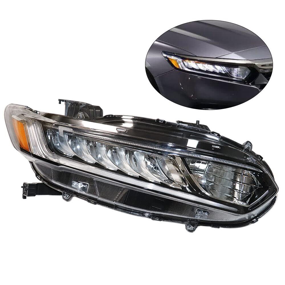 For 2018 2019 2020 2021 Hoondaa Accord Touring LED DRL Headlight Assy Right