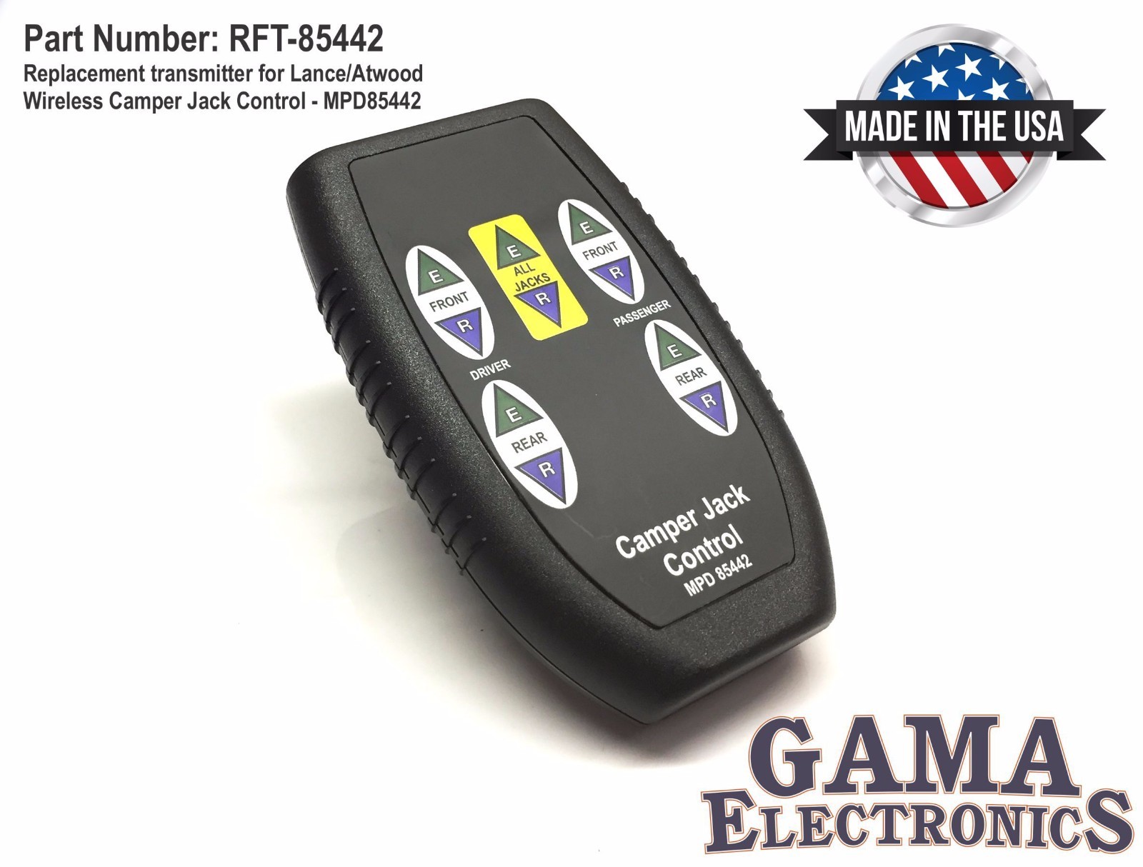 Replacement Transmitter for Lance Atwood Jack Control – MPD85442