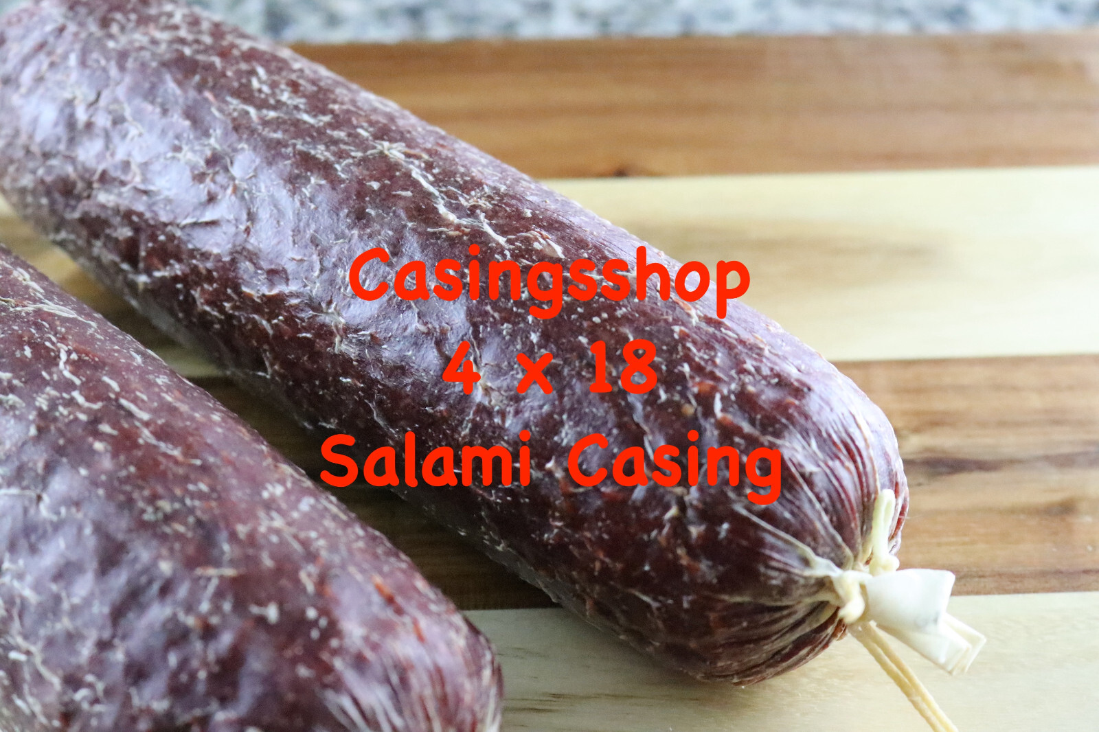 10 pc pack – 4 X 18 Inch Fibrous Casings for 25 lbs Dry Sausage Salami Pepperoni