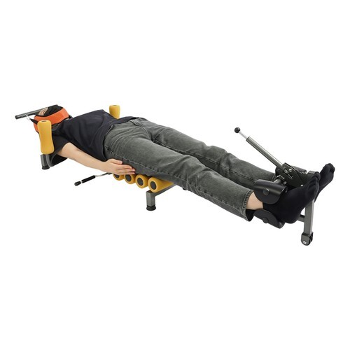 Traction Table Cervical Lumber Spine Back Stretcher Traction Bed 150kg/330.7lbs