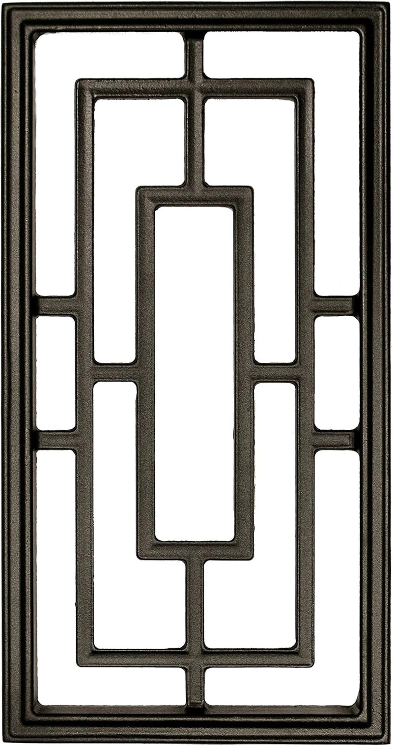 Nuvo Iron Decorative Insert for Fencing, Gates, Home, Garden – Rectangle, 17″