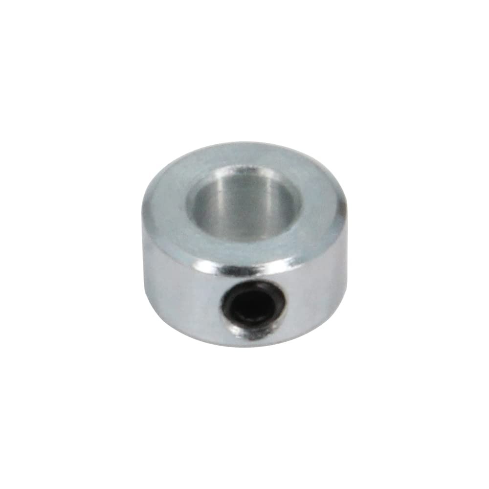 Zeberoxyz 8pcs 3/8inch Bore Shaft Collars SetsScrew Zinc Plated Solid Steel L…