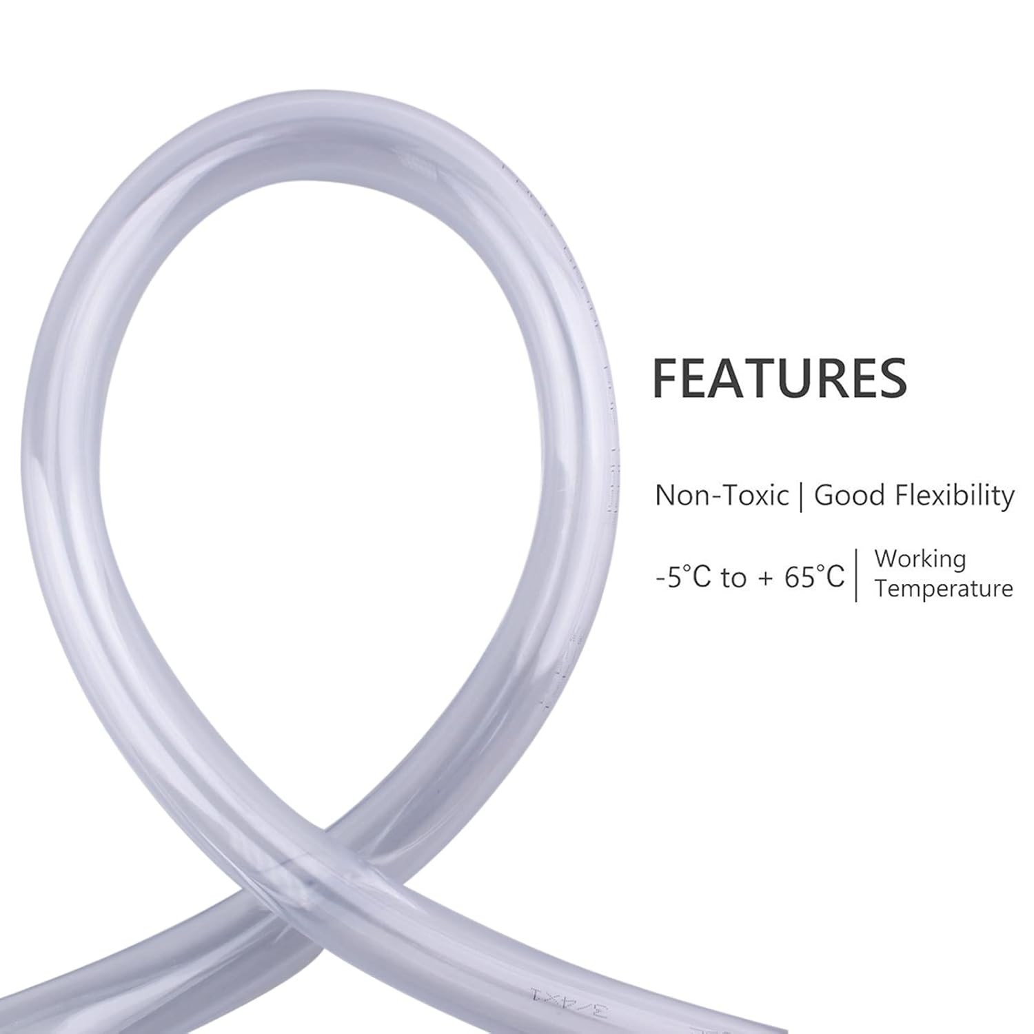 High-Quality 10 Ft PVC Tubing 3/4″ID x 1″OD – Ideal for Liquids & Semi-Solids