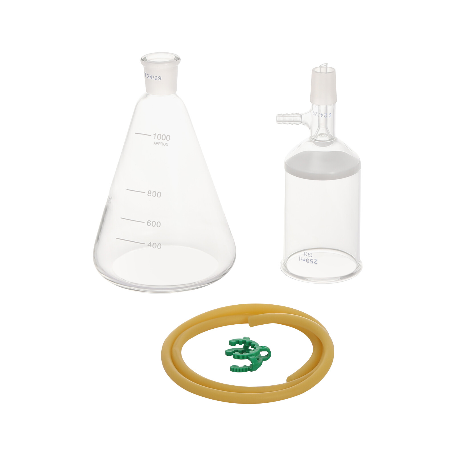 1000ml Buchner Funnel Filter Kit Sand Core Vacuum Filtration Apparatus