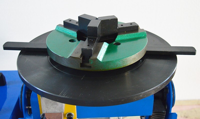 110V Welding Positioner Turntable 50KG with 200mm Chuck Manually Flip BW-50