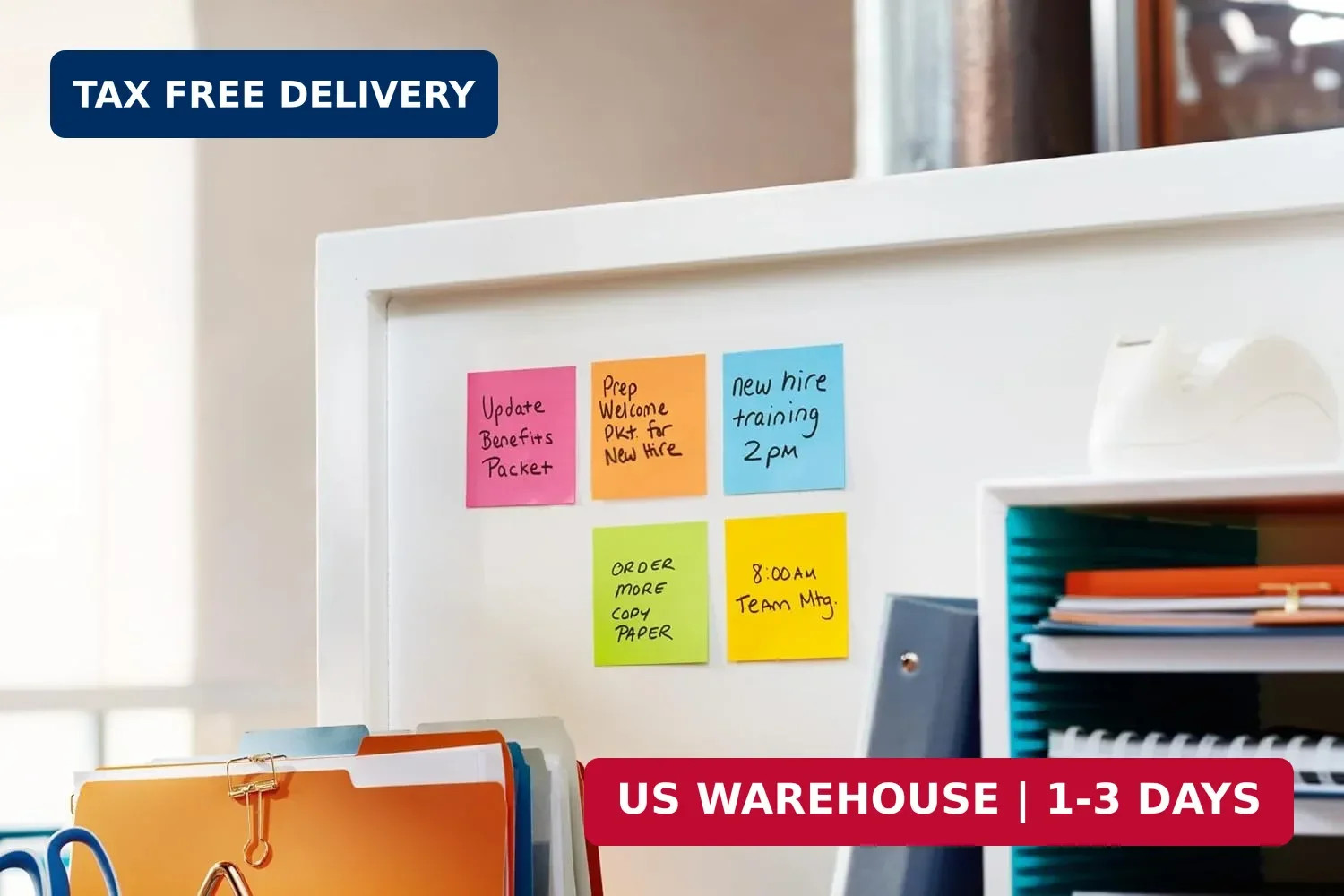 Post-it Super Sticky Notes, 3 x 3 in, Neon Fizz, 24 Pads, 70 Sheets/Pad | School