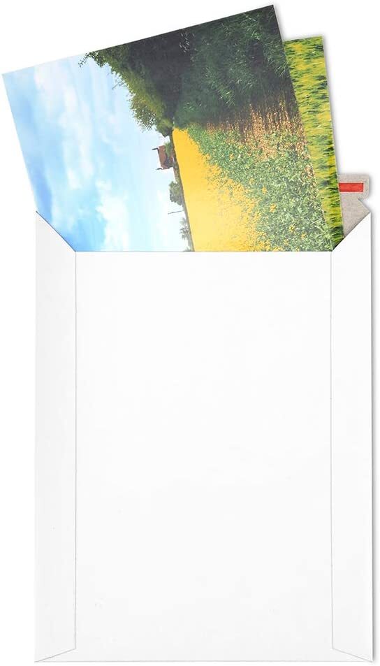 400 5×7 RIGID PHOTO DOCUMENT CARD MAILERS ENVELOPES STAY FLATS 100% RECYCLABLE