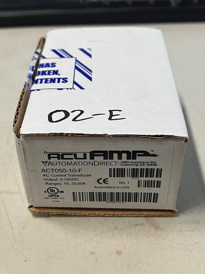AcuAMP ACT050-10-F AC current transducer 1-phase fixed core New open box