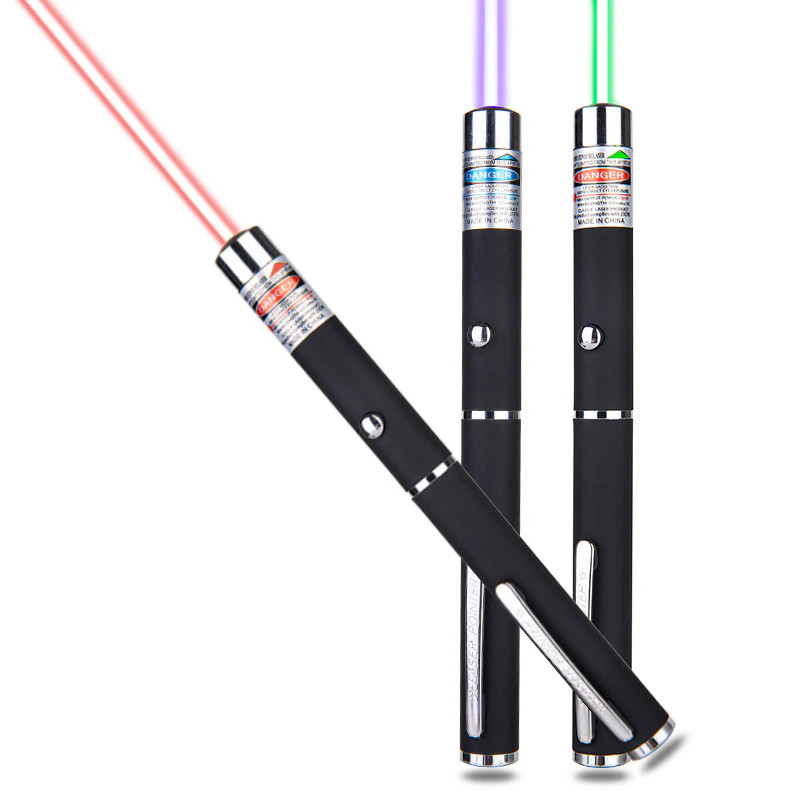 3 Packs Color 900Mile Laser Pointer Pen Green Blue Red Light Visible Beam Laze