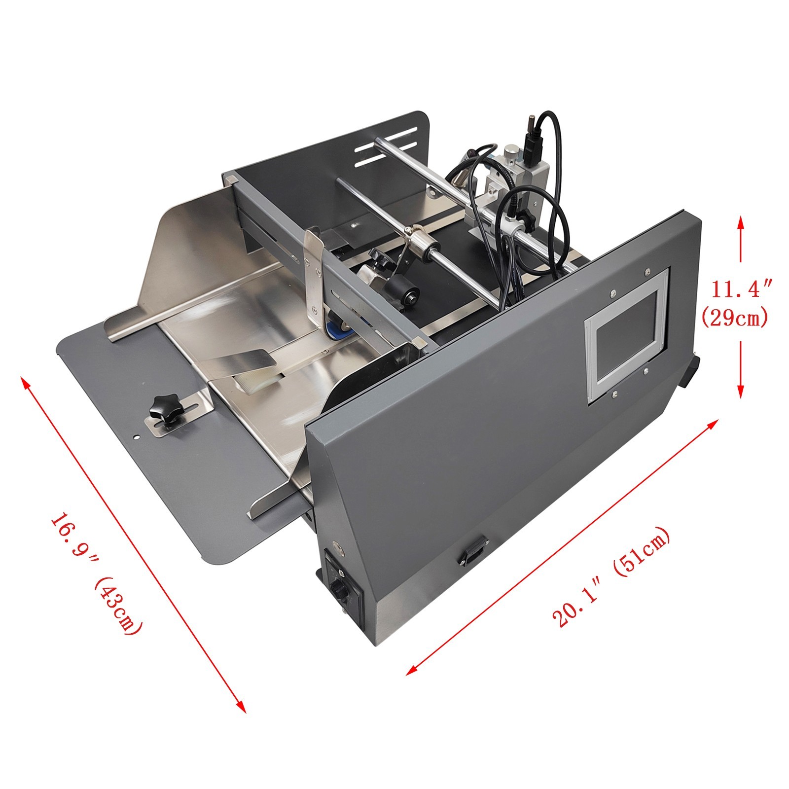 Desktop Paging and Inkjet Printing Integrated Machine 1.9-11.8 inch Paging range
