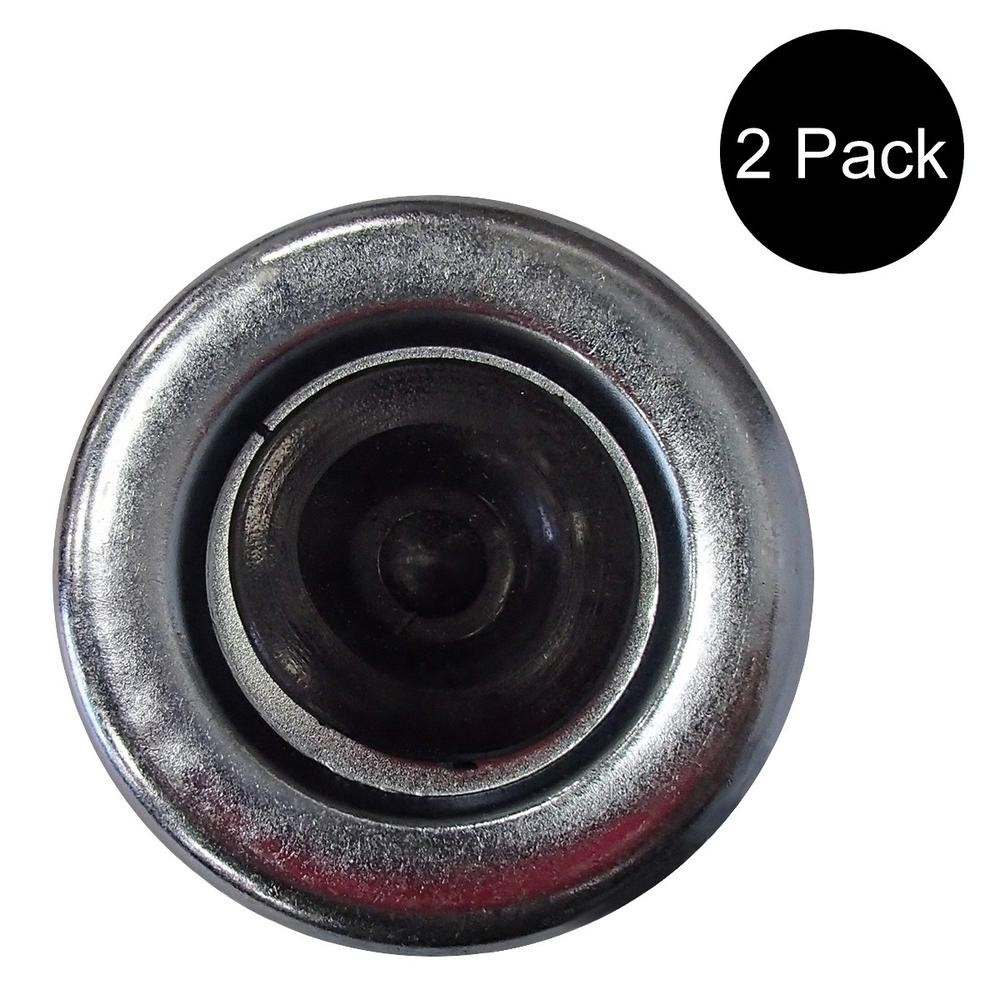 2 Trailer Axle Hub EZ Lube 2.72″ Dust Cover Grease Cap & Rubber Plug for Dexter