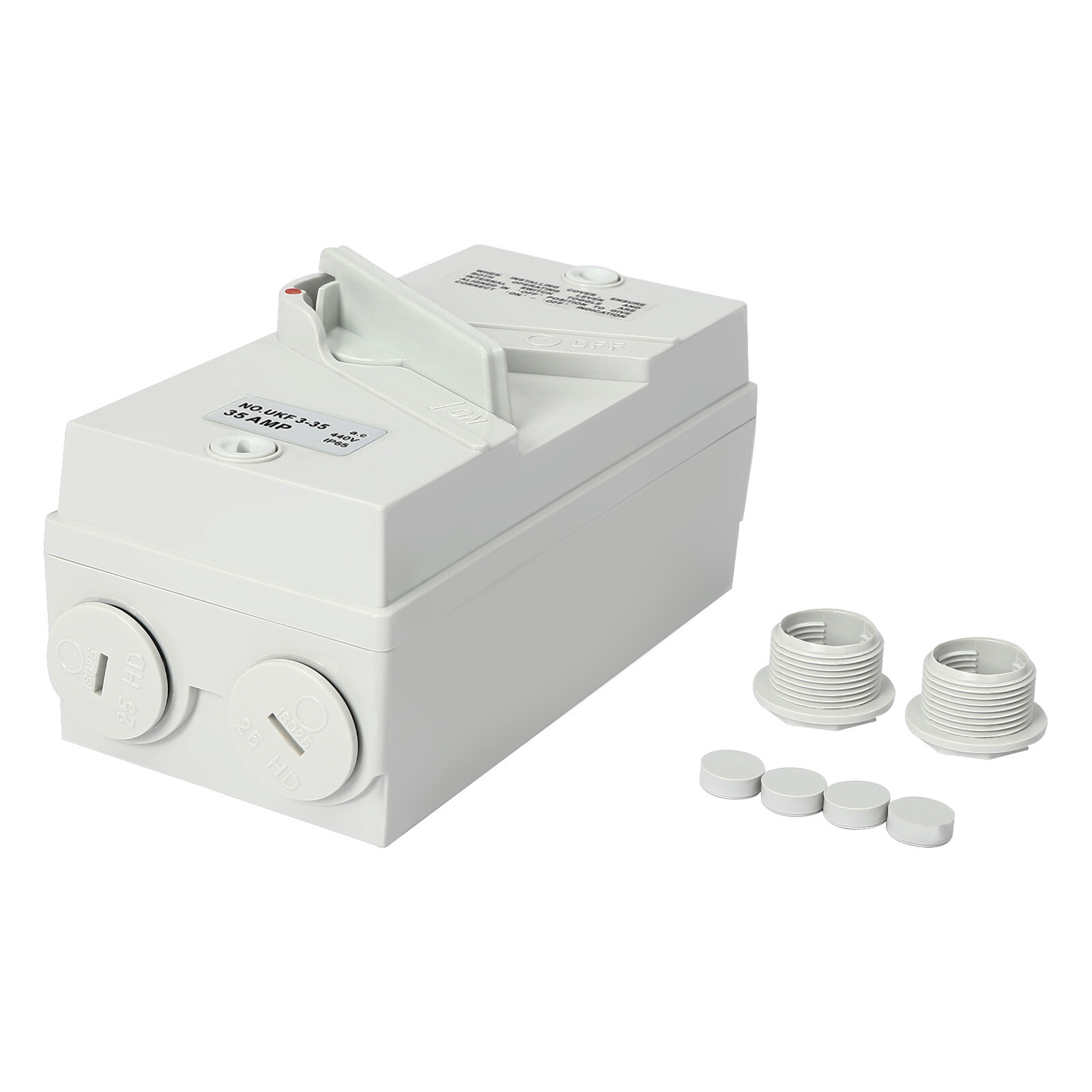 35A 440V Disconnector Switch 3 Way 3 Positions Isolation Switch Waterproof?IP65