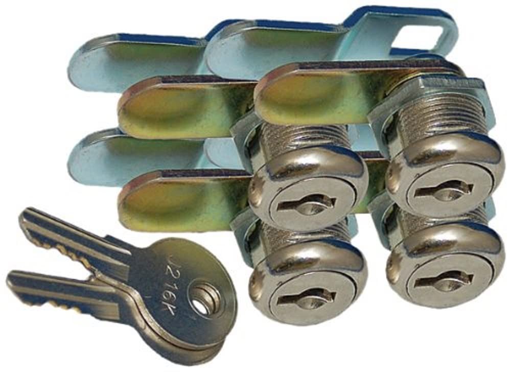 Rv Compartment Door Cam Lock Set 7/8In Camper Trailer Motorhome Storage 4Pk