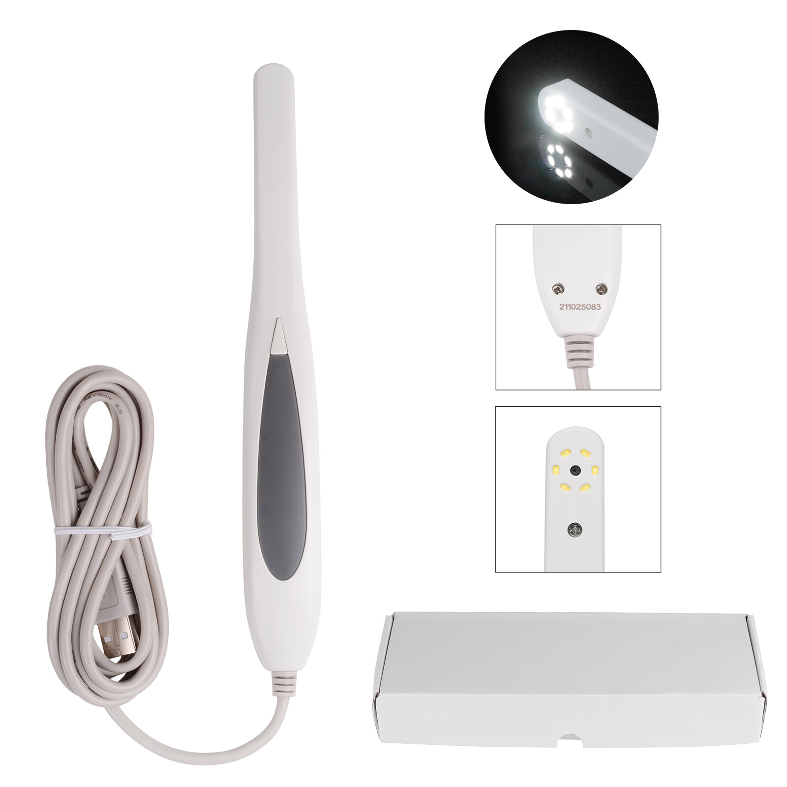 Dental USB Intra Oral Camera MD770 Focus 6-LED 1.3 Mega Pixels Digital Endoscope