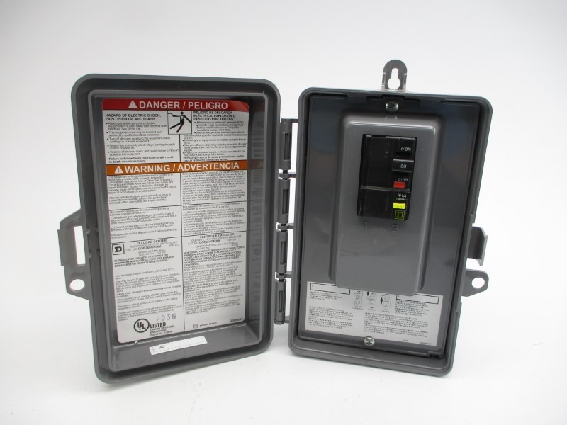 SQUARE D QOE260GFINM SER. G1 120/240VAC 60A NSNP