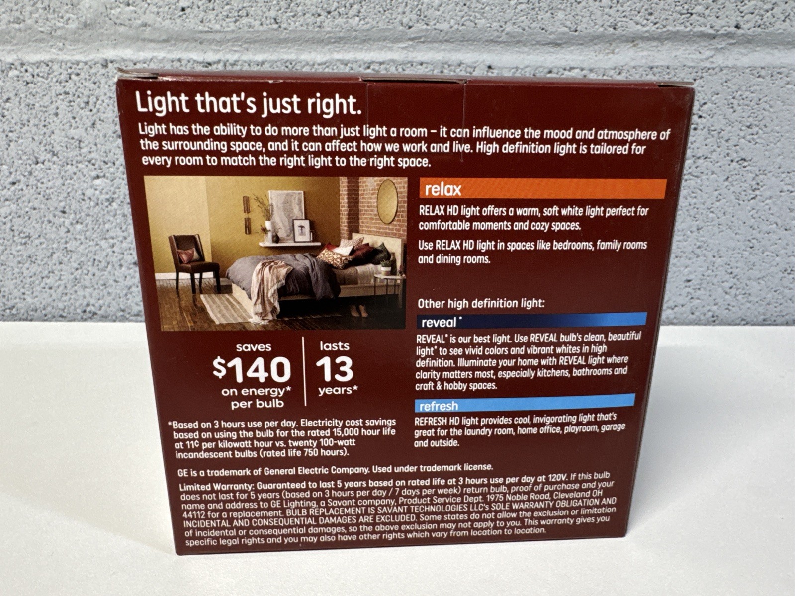 Relax LED comfortable soft white light box of two, Gu24 base, 15W 100W replace