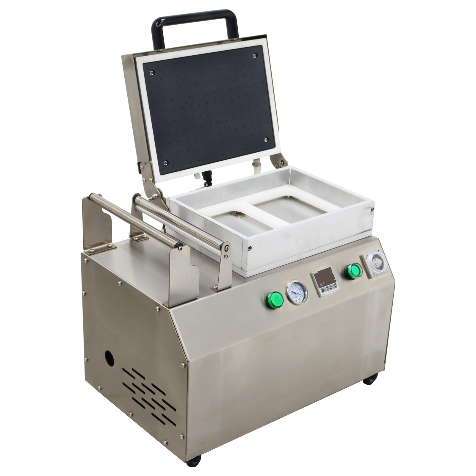 110V/60Hz Bench Vacuum Sealer 2 Slots Commercial Vacuum Skin Packaging Machine