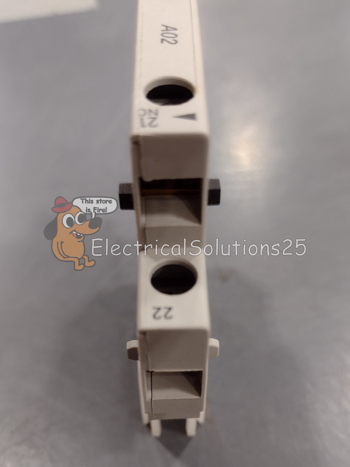 New Allen Bradley 100-MCA02 Auxiliary Contact Block 2 NO 600V – Free Ship