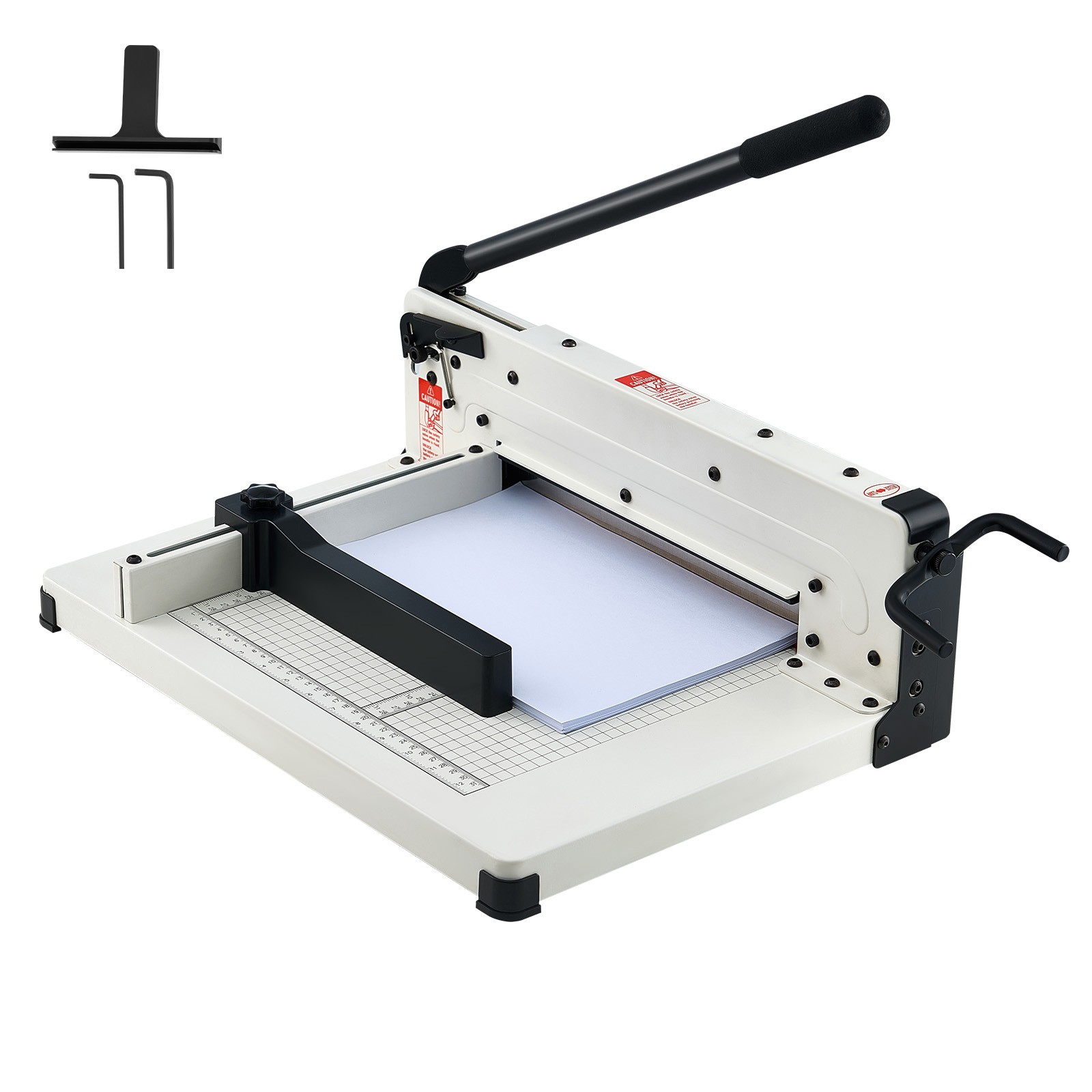 Paper Cutter 12″ A4 Guillotine Paper Trimmer 400 Sheet Capacity Metal Base