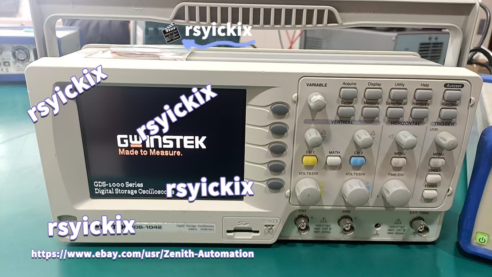 1PC GW Instek GDS-1042 Oscilloscope, 40 MHz, 250 MSa/s