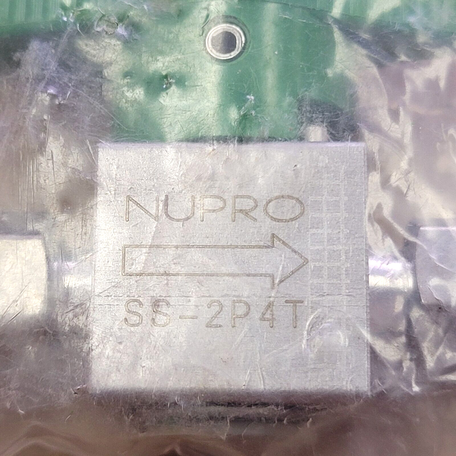 NUPRO SS-2P4T STAINLESS STEEL QUARTER TURN VALVE