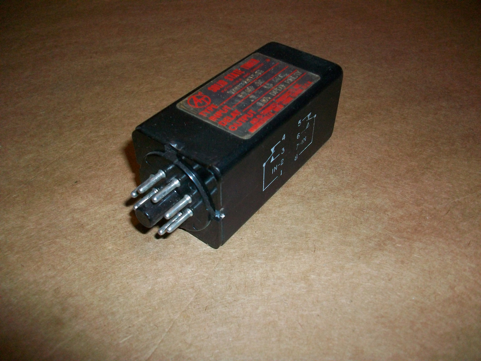 AIR-O-TRONICS AOT Solid State Timer TDR-1015A1 120VAC .2- 15 SECONDS