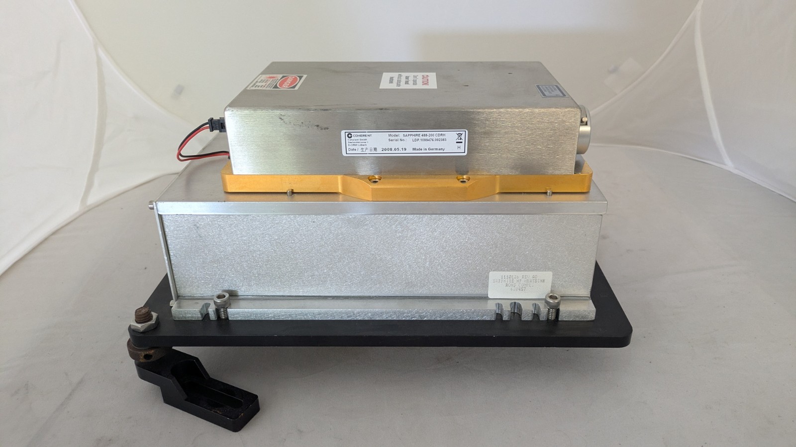 Coherent Sapphire 488-200 CDRH Laser System w/ Controller, Cables & Key – Power