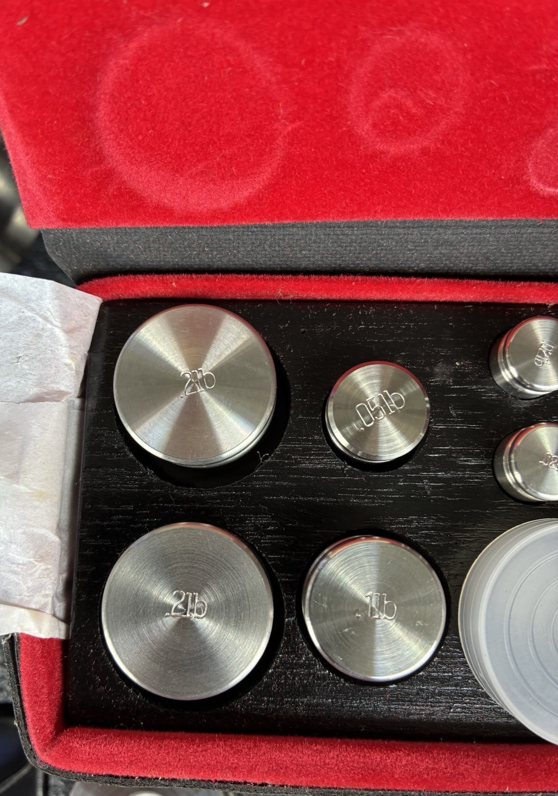 Troemner TW-100 Avoirdupois Class F Weight 32 pc Set 10 lb-0.001 lb Pound
