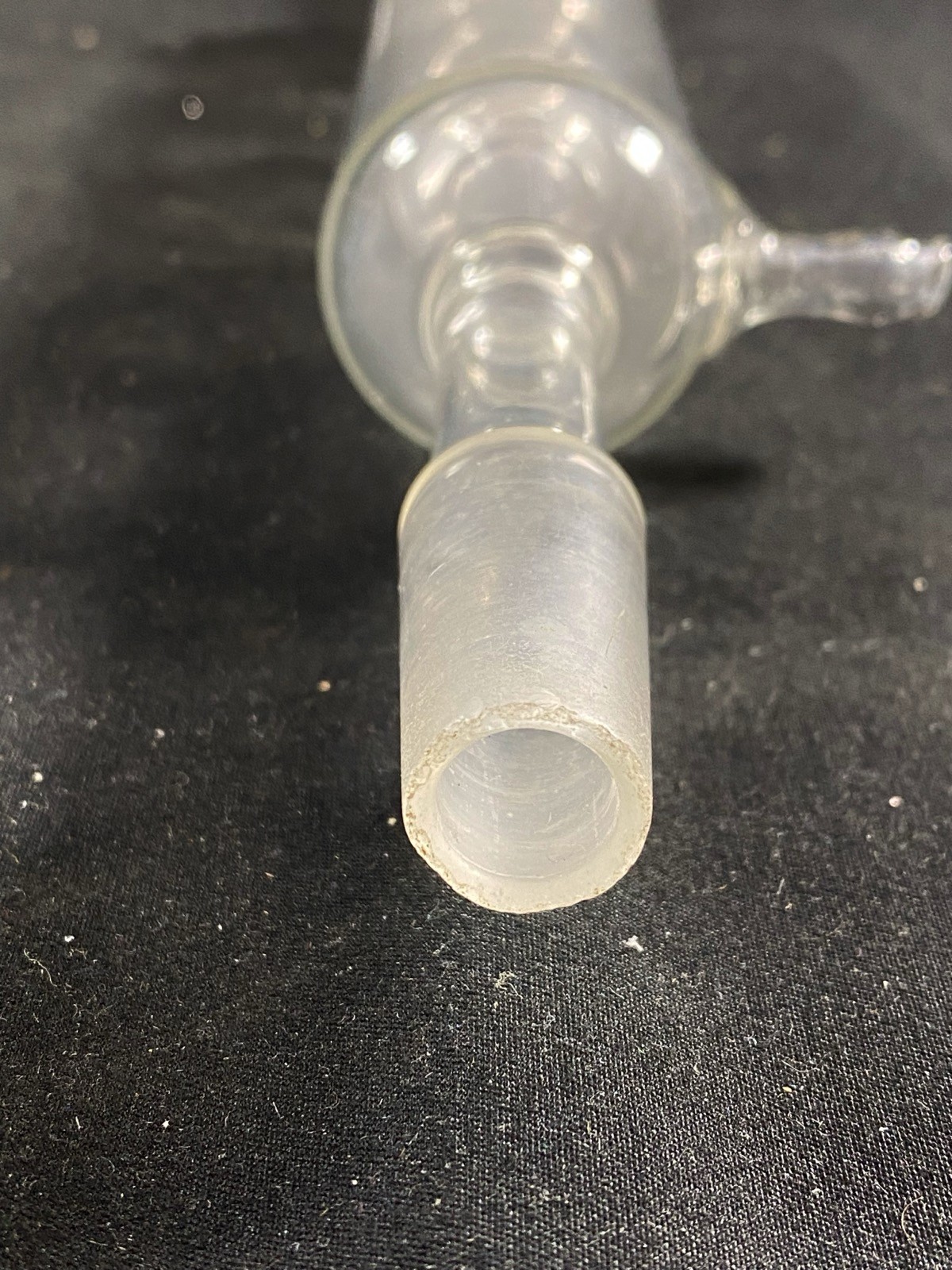 Laboratory Glass 24/40 3-Bulb 200mm Jacket Allihn Condenser 370mm Length