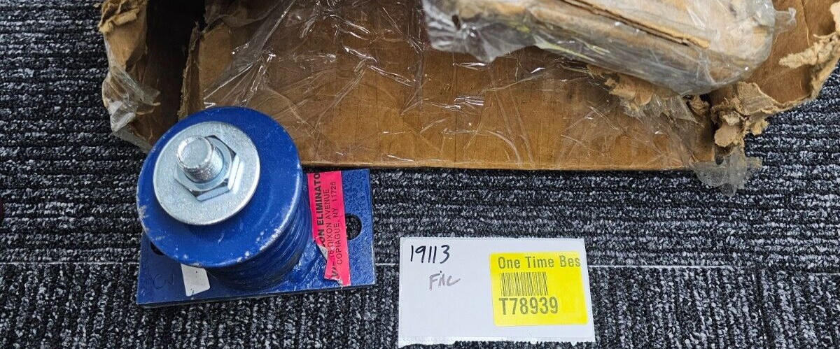 Vibration Eliminator Open Spring Mount Isolator Deflection Blue Silver OST1