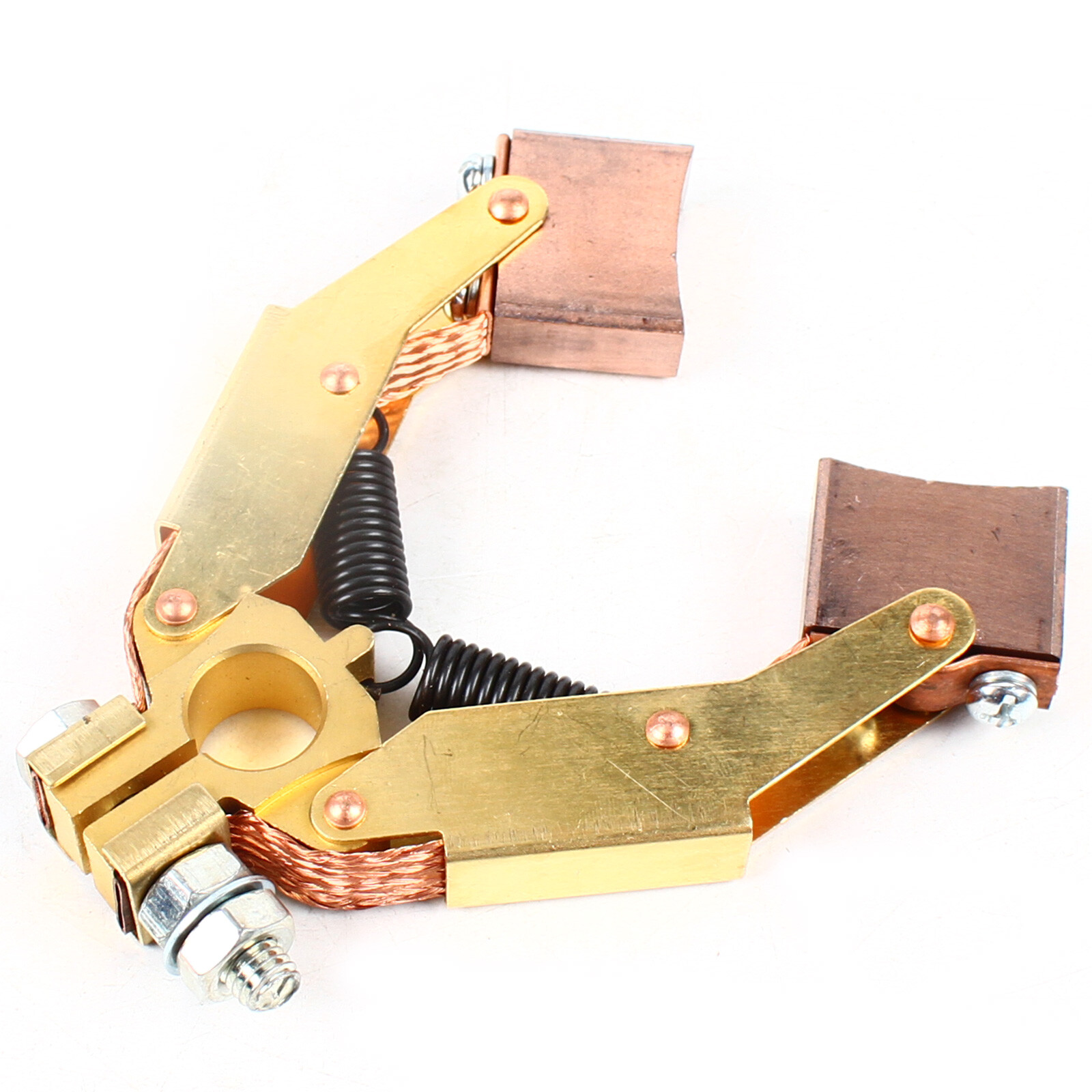 Copper Motor Carbon Brush Herringbone Holder V-shape For Slip Ring Fit DC motor