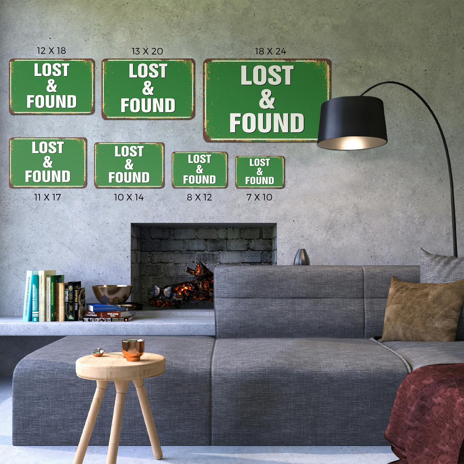 Lost And Found Street Sign If Lost Return Here Durable Perfect for Lobbies