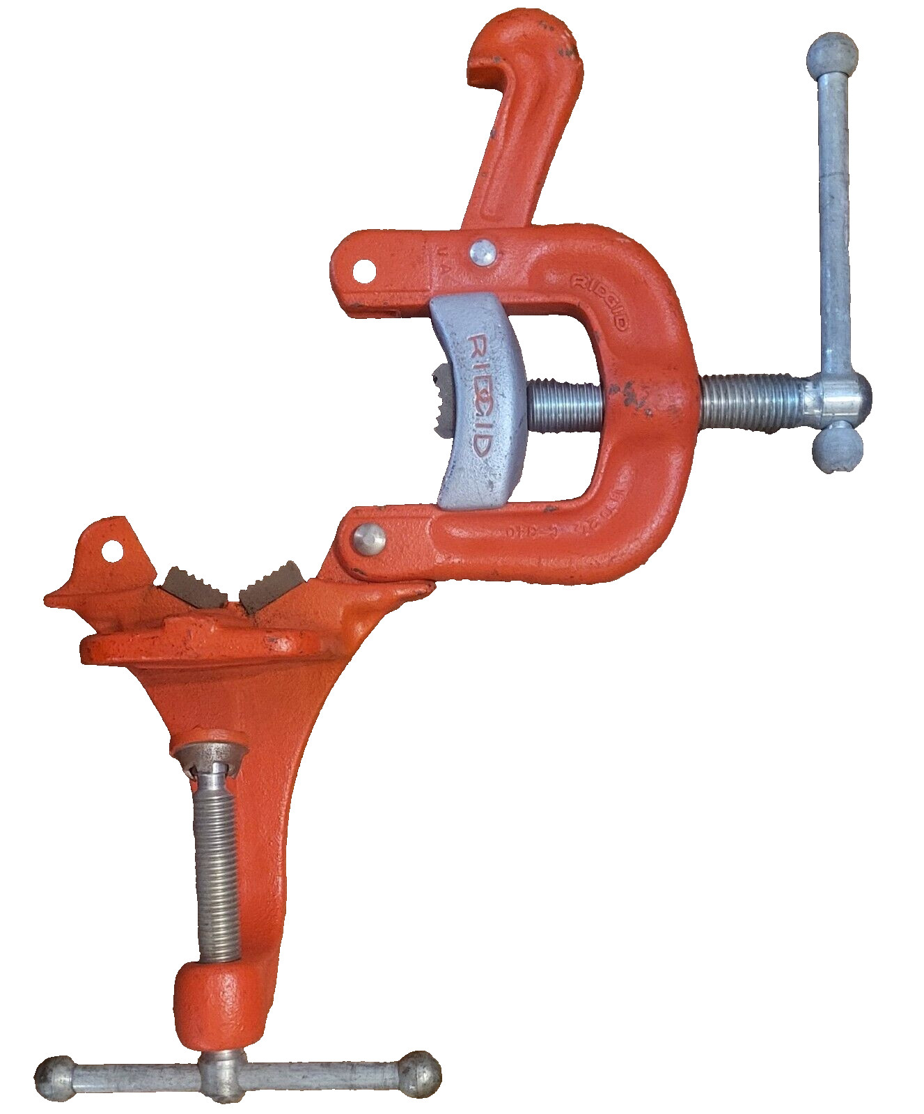 Ridgid No 39 Portable Pipe Vise 1/8″-2 1/2″ Clamp On 40125