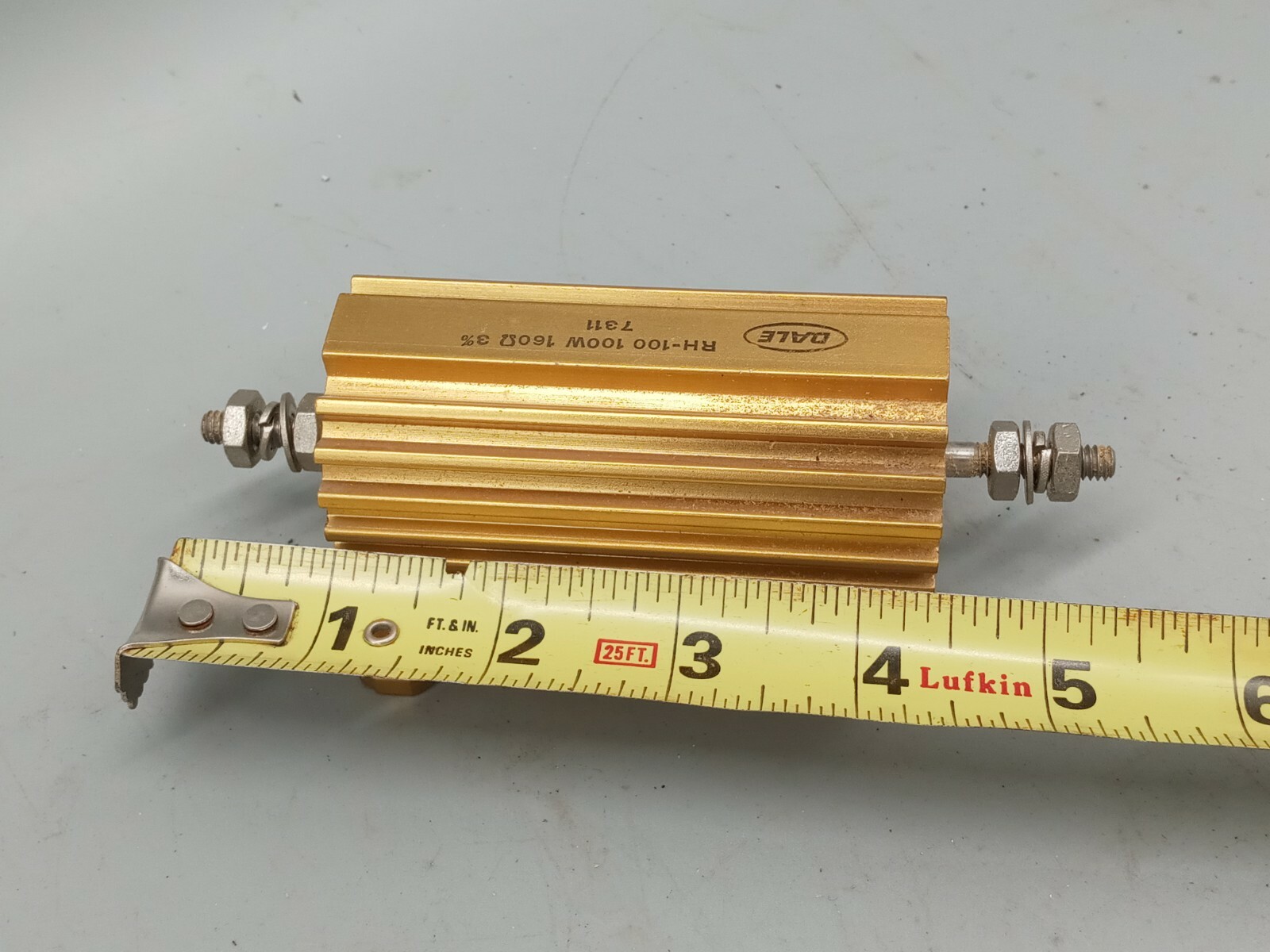 1 QTY Dale RH-100 – 160 Ohm – 3% – 100W Resistor 7311