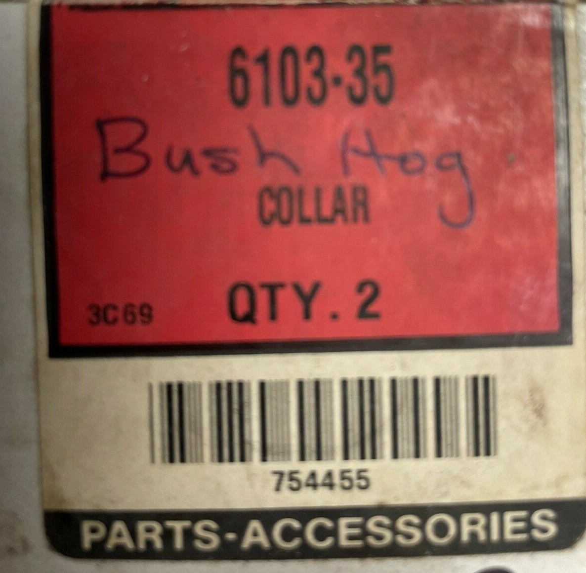 Tisco brand 2-PACK of 6103-35 Hub Spacer for Bush Hog FREE SHIPPING