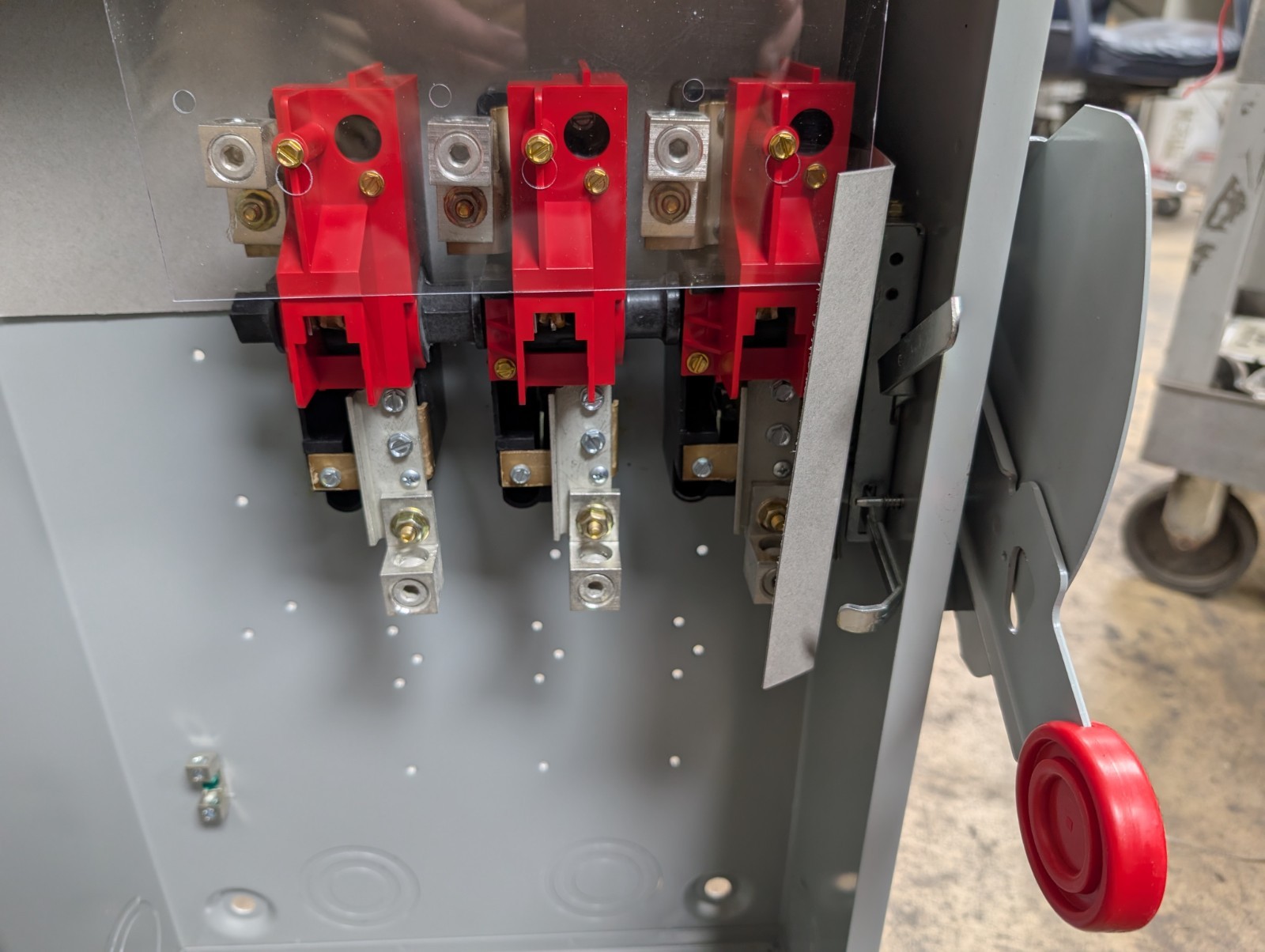 🤪 EATON 200 AMP NON FUSED SAFETY SWITCH 600 VAC 3Ø 150 HP DH364UGK
