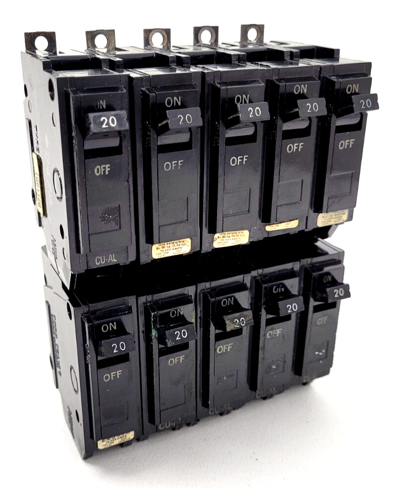 Lot of 10 – THQB1120 GE 20 Amp 240 Volt Circuit Breaker – Next Day Option